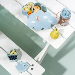 Snack & madkasse m/drikkedunk Playground Blå