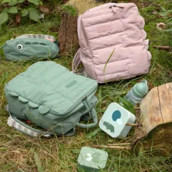 Snack boks sæt 3 stk Happy clouds - Grøn