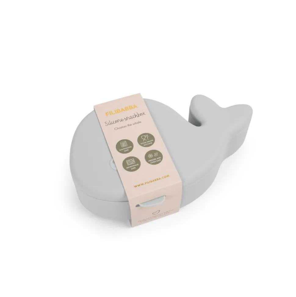 Snackbox - Hvalen Christian - Pearl Blue