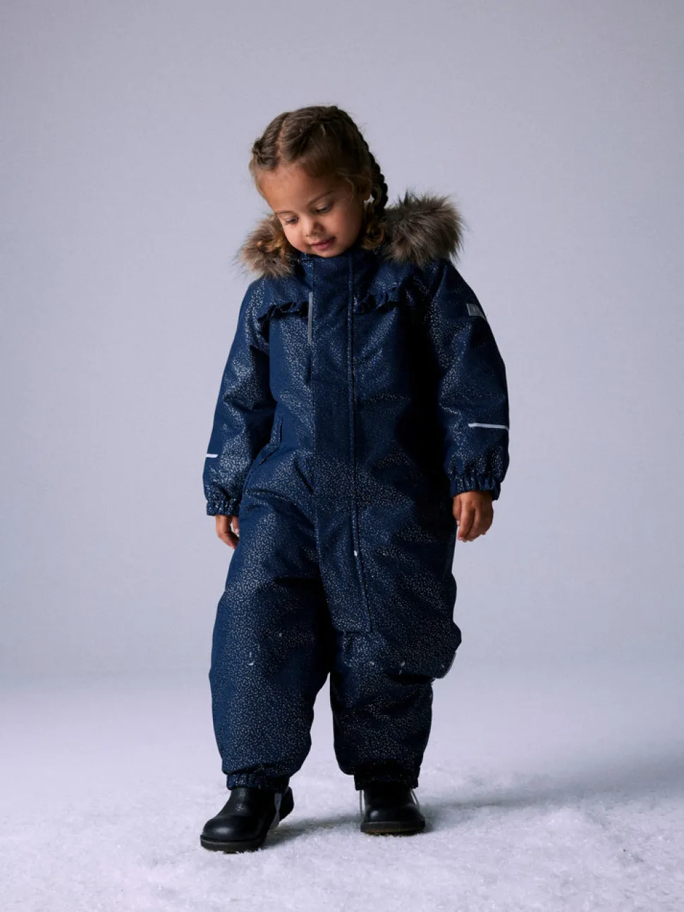 Snow10 Glitter Flyverdragt - Dark Sapphire