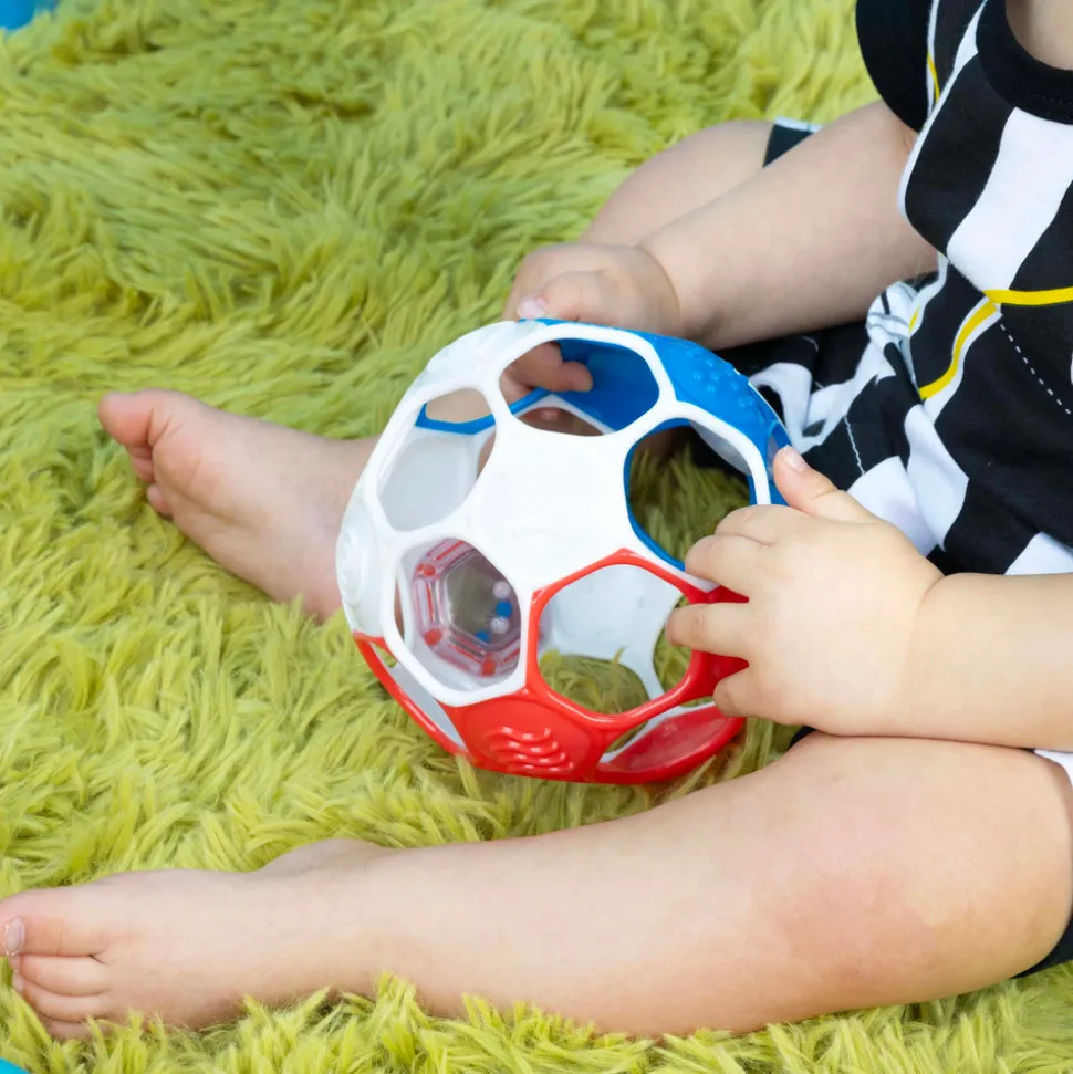 Soccer Oball - fodbold (rød/hvid/blå)