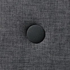 Sofa - 3 fold single soft - mørkegrå/sortgrå knap