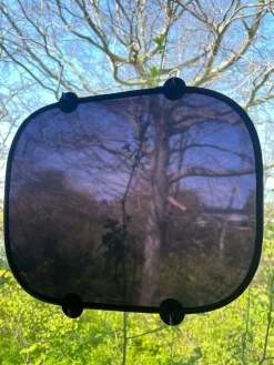 Solskærm 2 stk sort