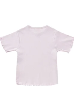 Sommer pointelle t-shirt - LAVENDER