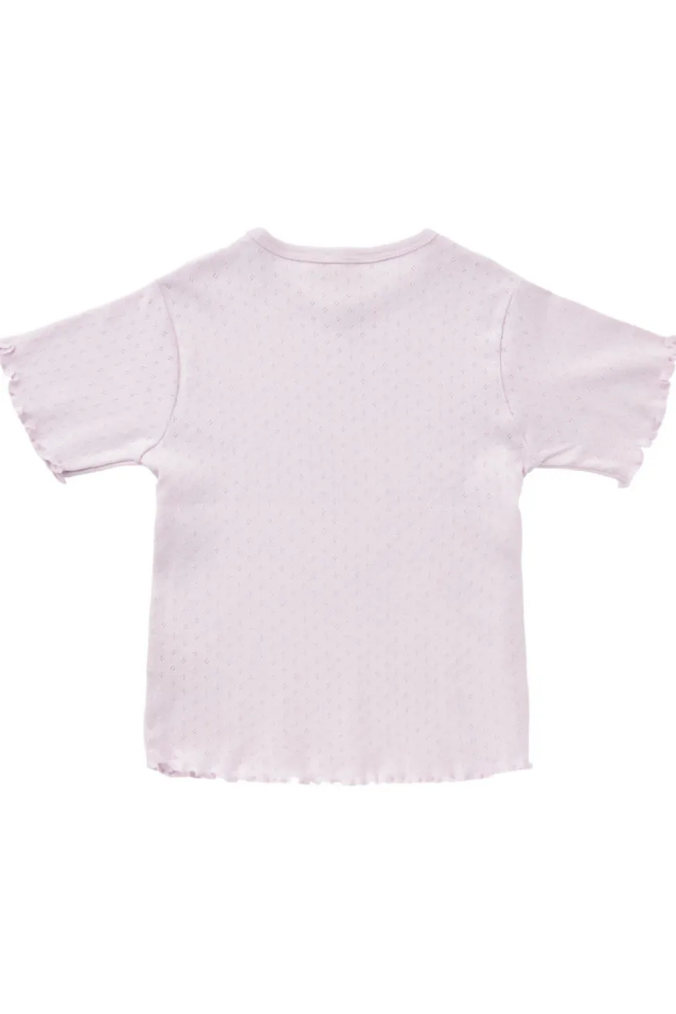 Sommer pointelle t-shirt - LAVENDER