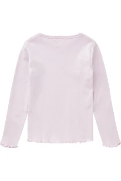 Sommer pointelle t-shirt - LAVENDER