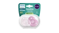 Soothie, 0-6 m, pink/lyserød