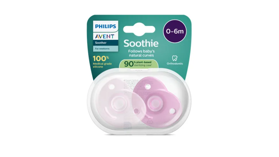 Soothie, 0-6 m, pink/lyserød