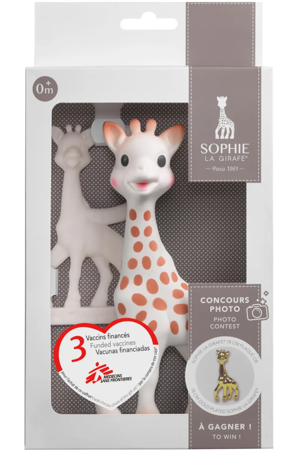 Sophie Giraf Gaveæske med Bidering