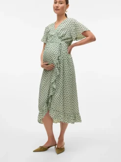 Sophie tess ss midi kjole - CAMEOGREEN