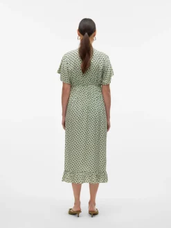 Sophie tess ss midi kjole - CAMEOGREEN