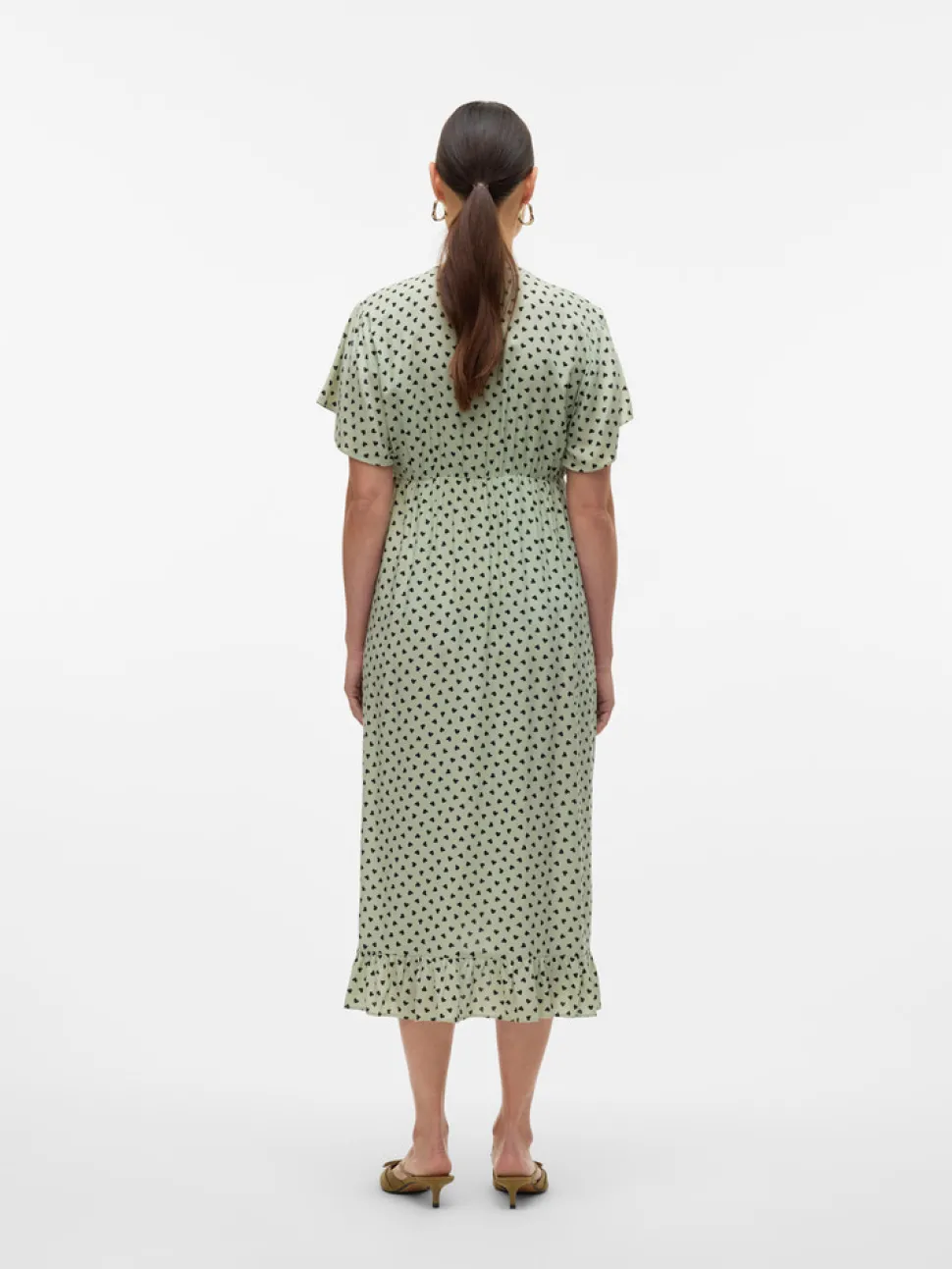 Sophie tess ss midi kjole - CAMEOGREEN