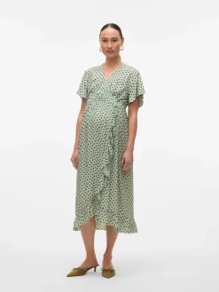 Sophie tess ss midi kjole - CAMEOGREEN