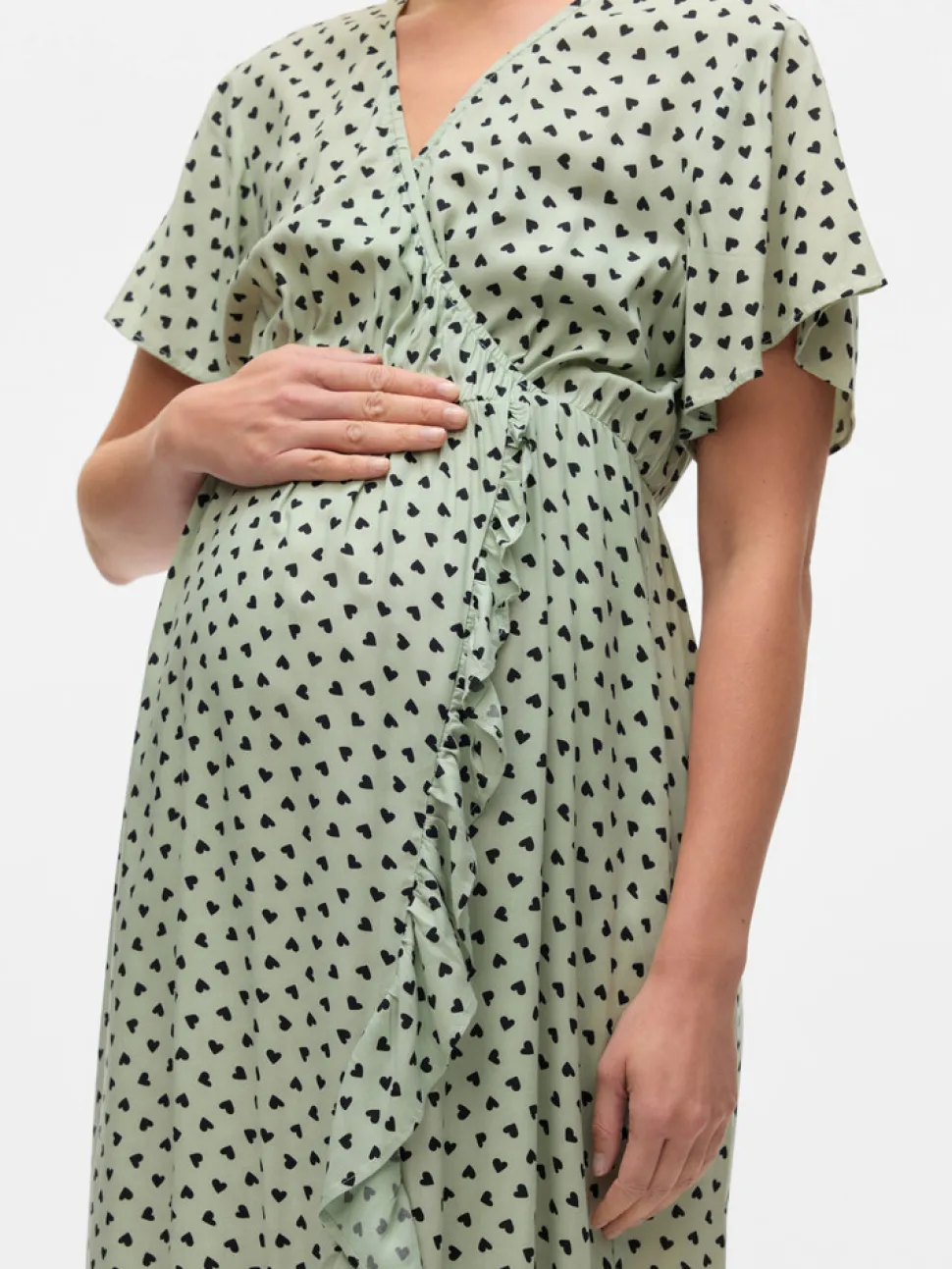 Sophie tess ss midi kjole - CAMEOGREEN