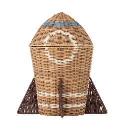 Space Kurv m/låg, Natur, Rattan