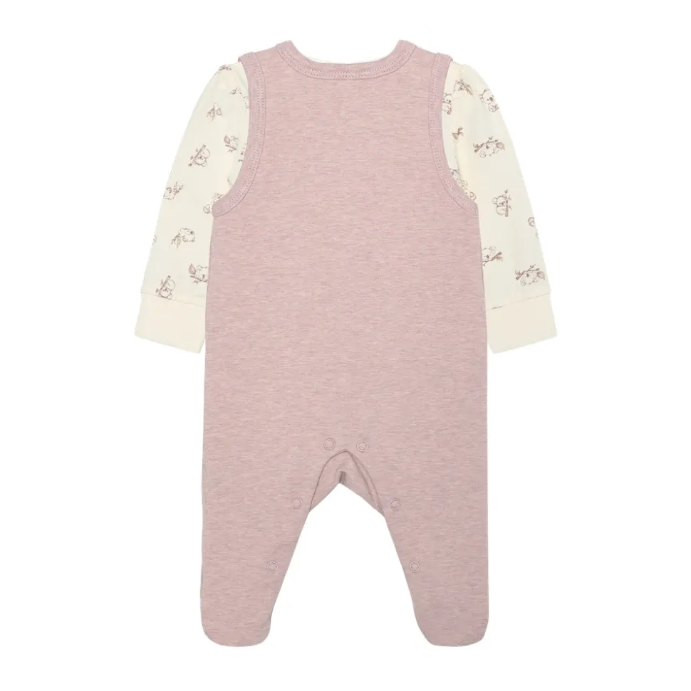 Sæt m. Body Langærmet+Overall - 6051