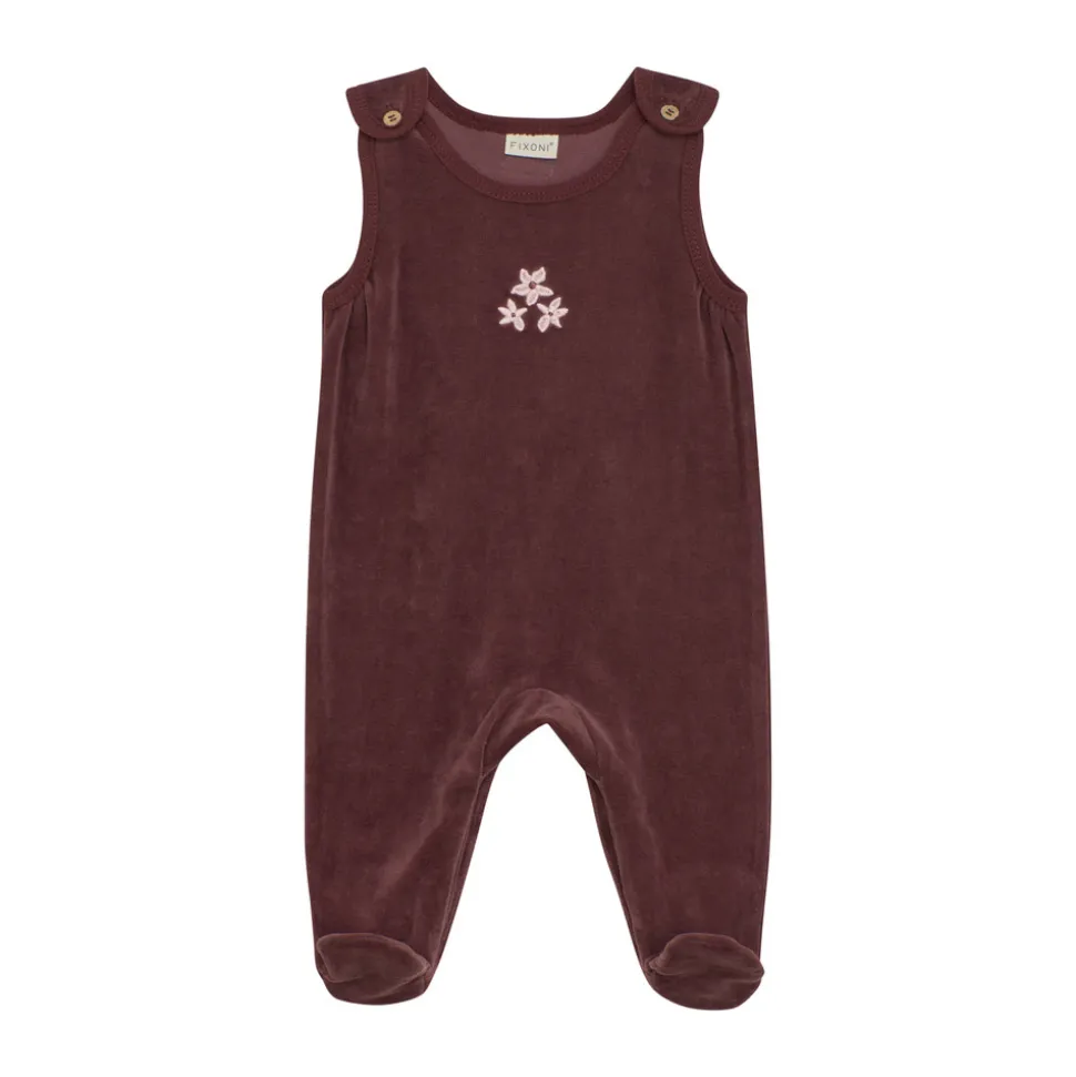 Sæt m. Body og velour bukser - 4953