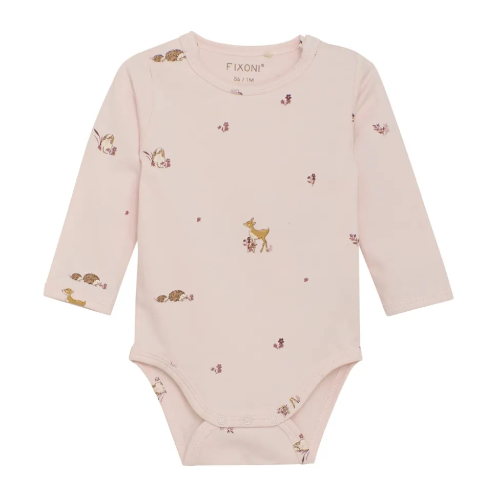 Sæt m. Body og velour bukser - 4953