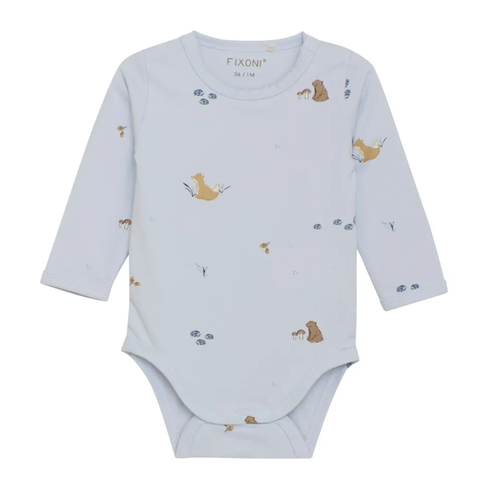 Sæt m. Body og velour bukser - 7555