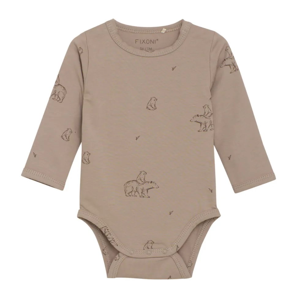 Sæt m. Body og velour bukser - 2307