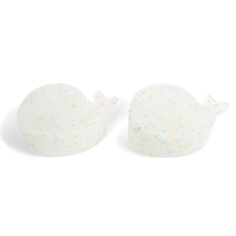 Sæt med 2 snackbokse Hvalen Christian Konfetti