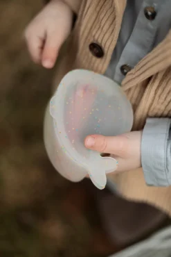 Sæt med 2 snackbokse Hvalen Christian Konfetti