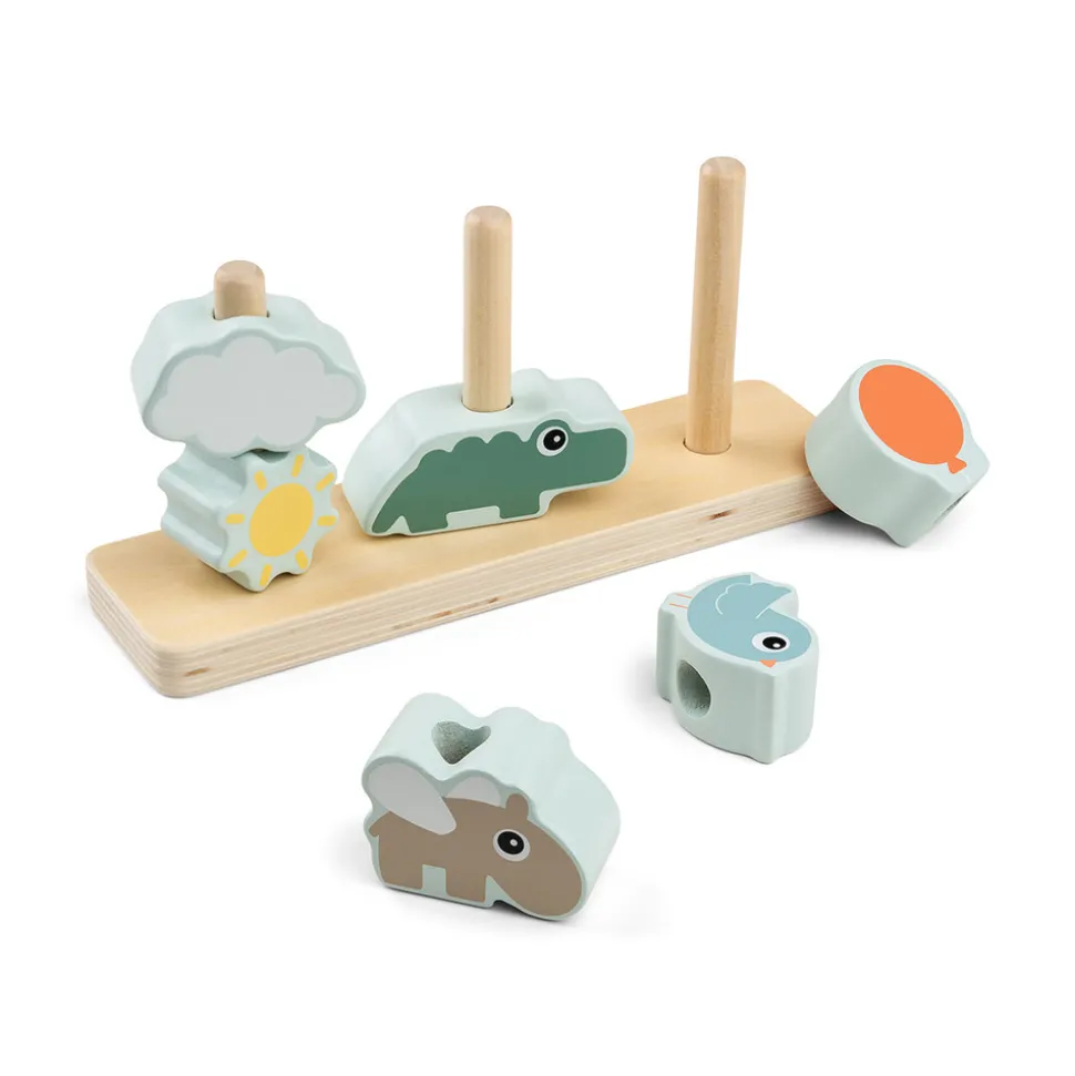 Stablelegetøj Happy clouds Farvemix