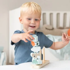 Stablelegetøj Happy clouds Farvemix