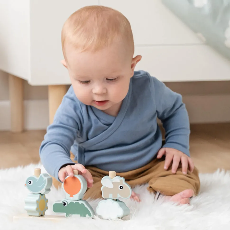 Stablelegetøj Happy clouds Farvemix