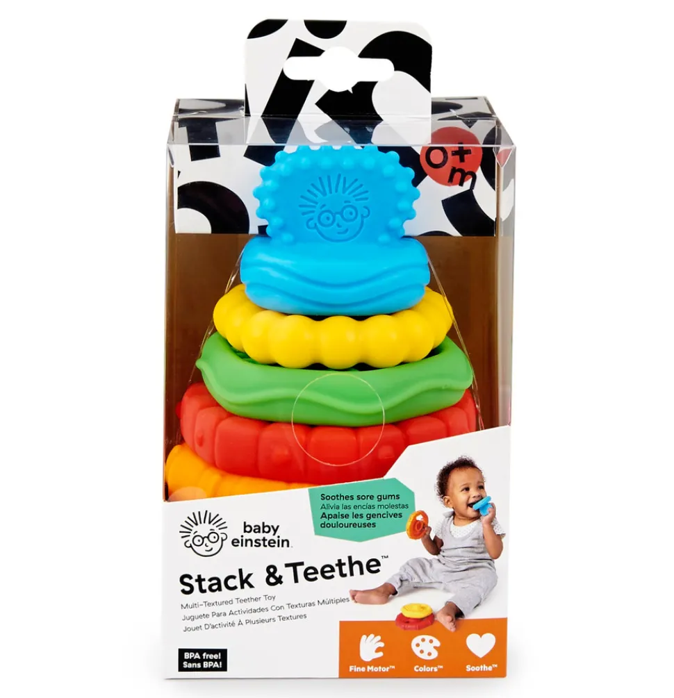 Stack & Teethe Multi-tekstur legesæt m. bideringe