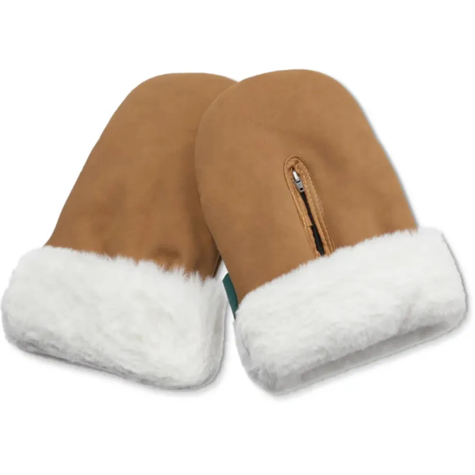 Østerbro handsken Mini - brown faux suede