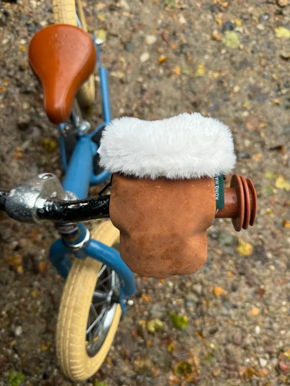 Østerbro handsken Mini - brown faux suede