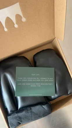 Østerbro handsken 2-Pak (Voksen + Mini) - black