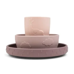 Stick&Stay spisesæt Deer friends Pudder