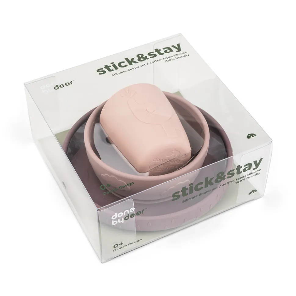 Stick&Stay spisesæt Deer friends Pudder