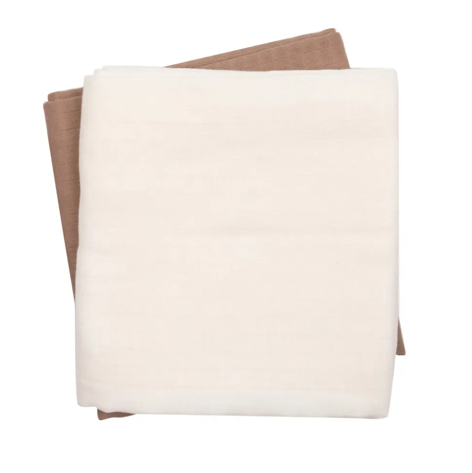 Stofble 2-pak, 75x75 cm - Balsam cream