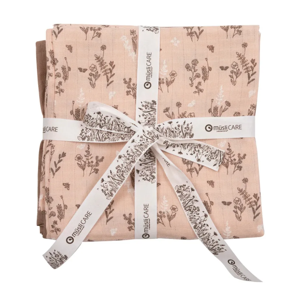 Stofble 2-pak, 75x75 cm - Flora