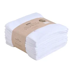 Stofbleer 8 stk. - hvid