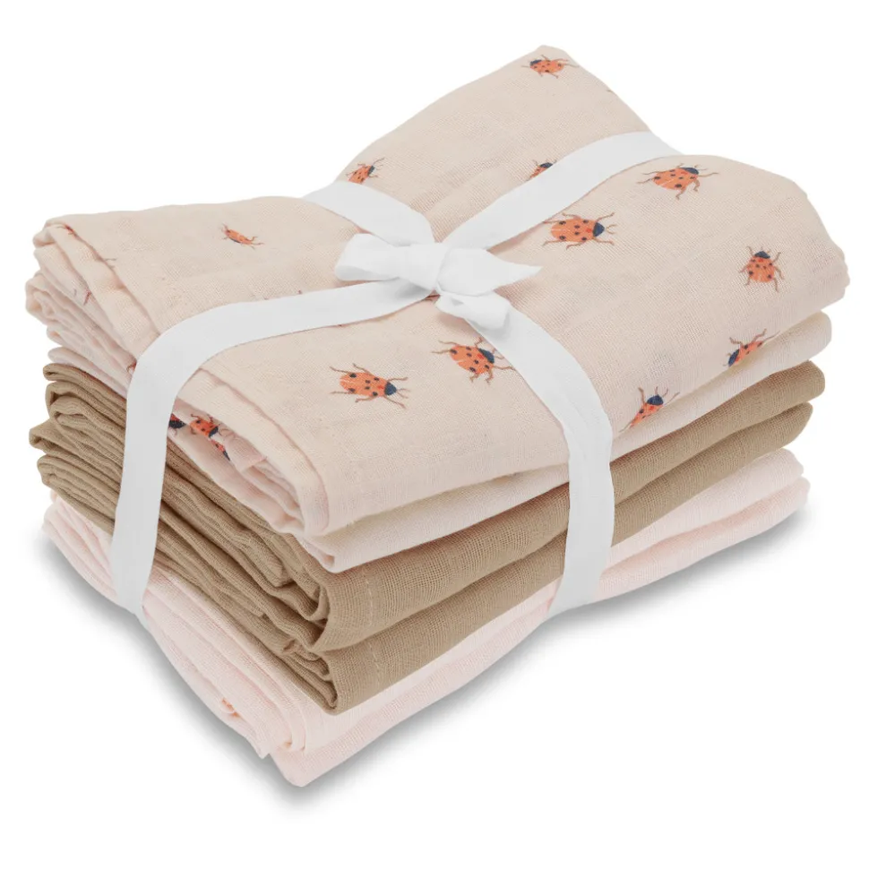 Stofbleer 6-pak - Ladybug - Oeko-Tex