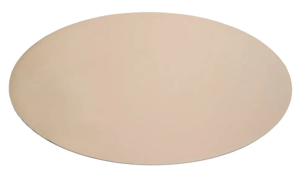 Stoleunderlag i genanvendt PU-læder - warm grey