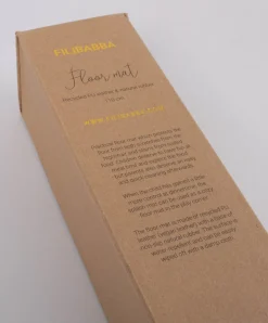 Stoleunderlag i genanvendt PU-læder - warm grey