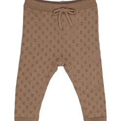 Strikkede bukser - Walnut