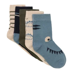 Strømpe m. mønster (5-pak) - 997