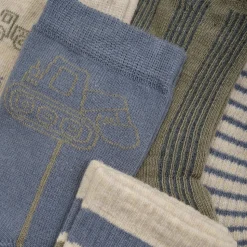 Strømpe m. mønster (5-pak) - 990