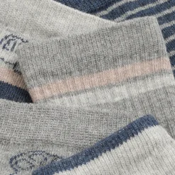 Strømpe m. mønster (5-pak) - Blue Nights