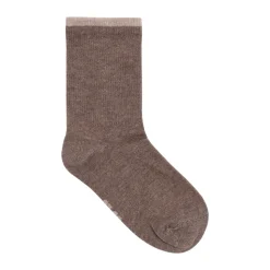 Strømpe m. mønster (5-pak) - Chestnut