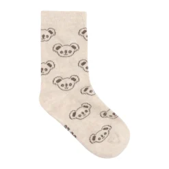 Strømpe m. mønster (5-pak) - Chestnut