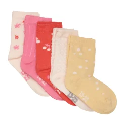 Strømpe m. mønster (5-pak) - Morning Glory