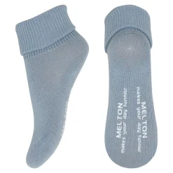 Strømpe med ABS - Faded Denim