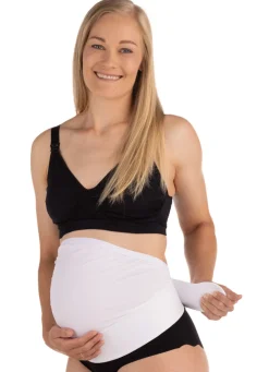 Støttebælte Til Maven - Hvid